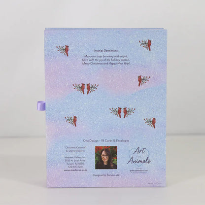 Christmas Cardinal- Signature Holiday Card Box