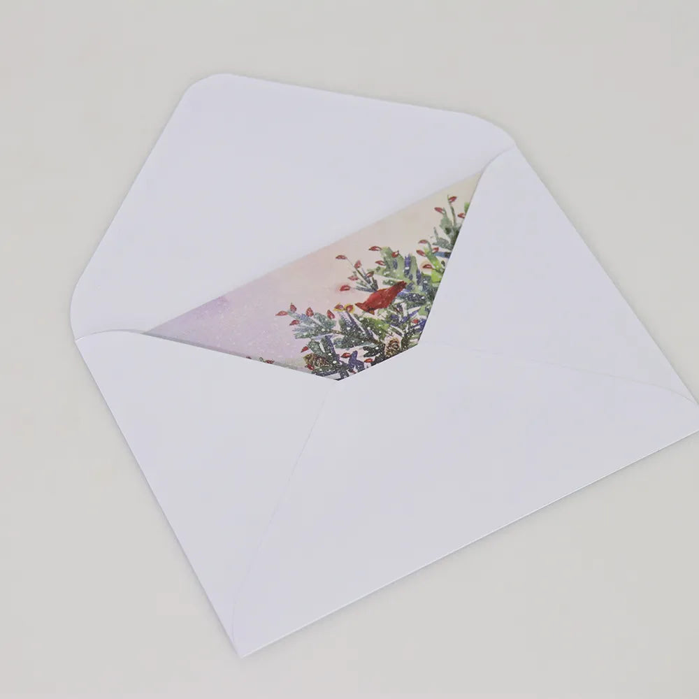 Christmas Cardinal- Signature Holiday Card Box