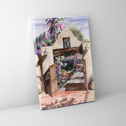 Hacienda Del Sol Gate- Canvas