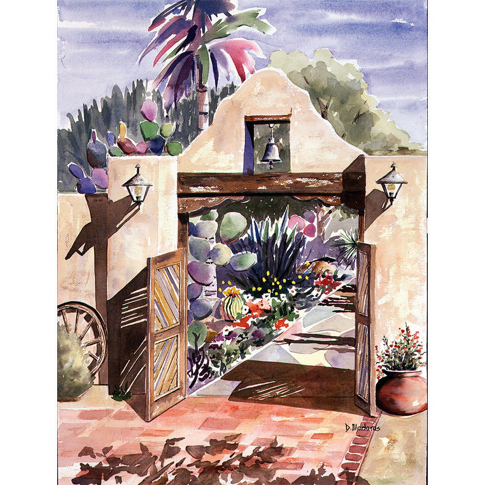 Hacienda Del Sol Gate- Canvas