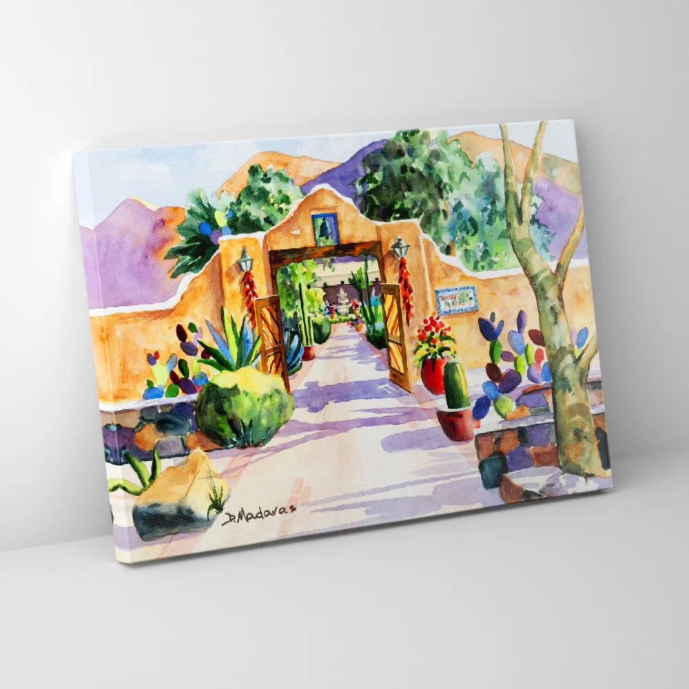Hacienda Gate 2- Canvas