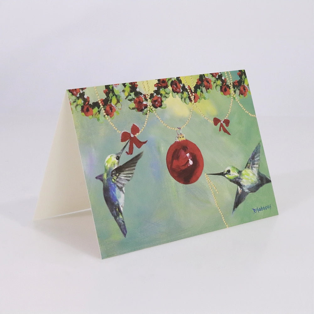 Holiday Hummingbirds -Signature Holiday Card Box