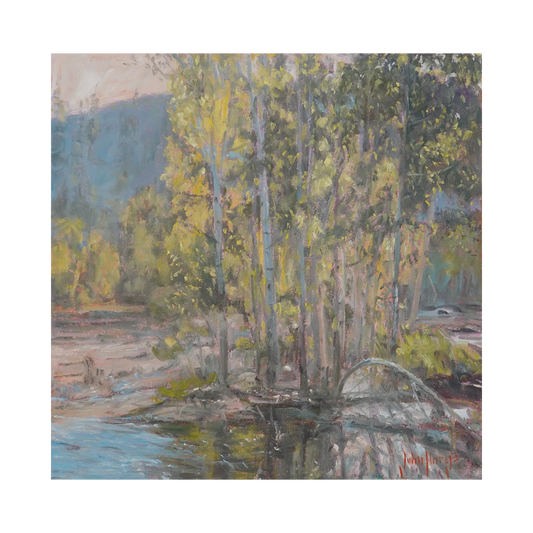 Afternoon Cottonwoods by John Horejs