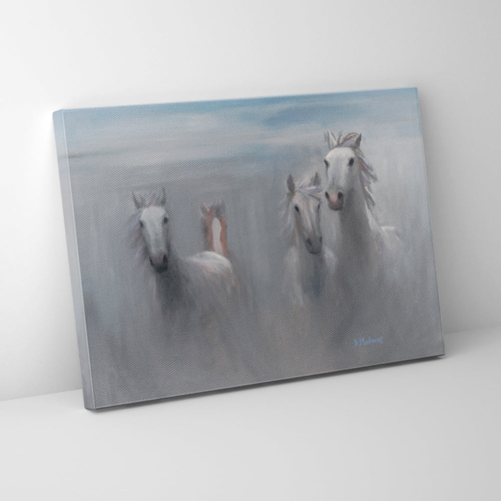 Horses in the Mist- Canvas