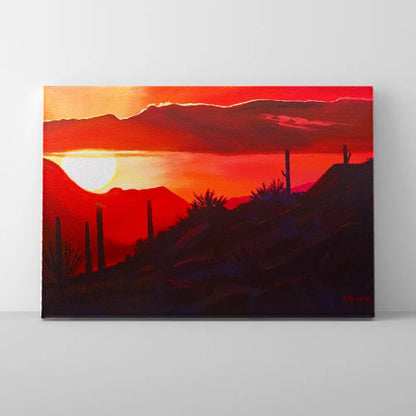Howard's Sunset - Canvas