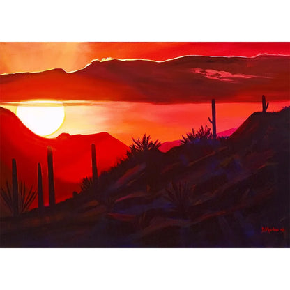 Howard's Sunset - Canvas