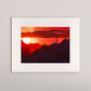 Howard's Sunset- Matted Print
