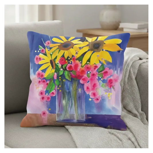 Joy in Bloom - Throw Pillow
