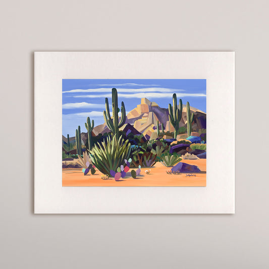 Judy's Peak- Matted Print