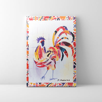 Junkanoo Rooster- Canvas