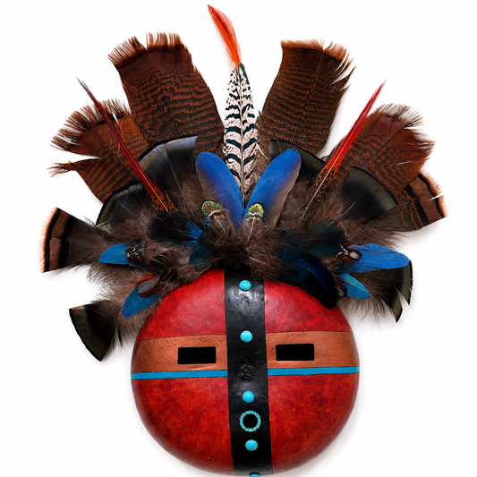 DW213 "KATANI" Gourd Mask by Diane West