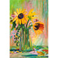 Leslie's Sunflowers - Matted Print