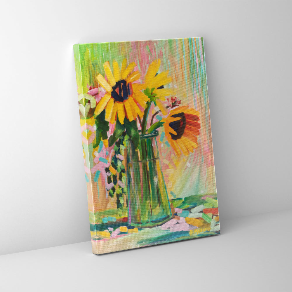 Leslie's Sunflowers - Canvas