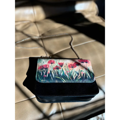 Poppies - Silk Scarf/Purse Bundle