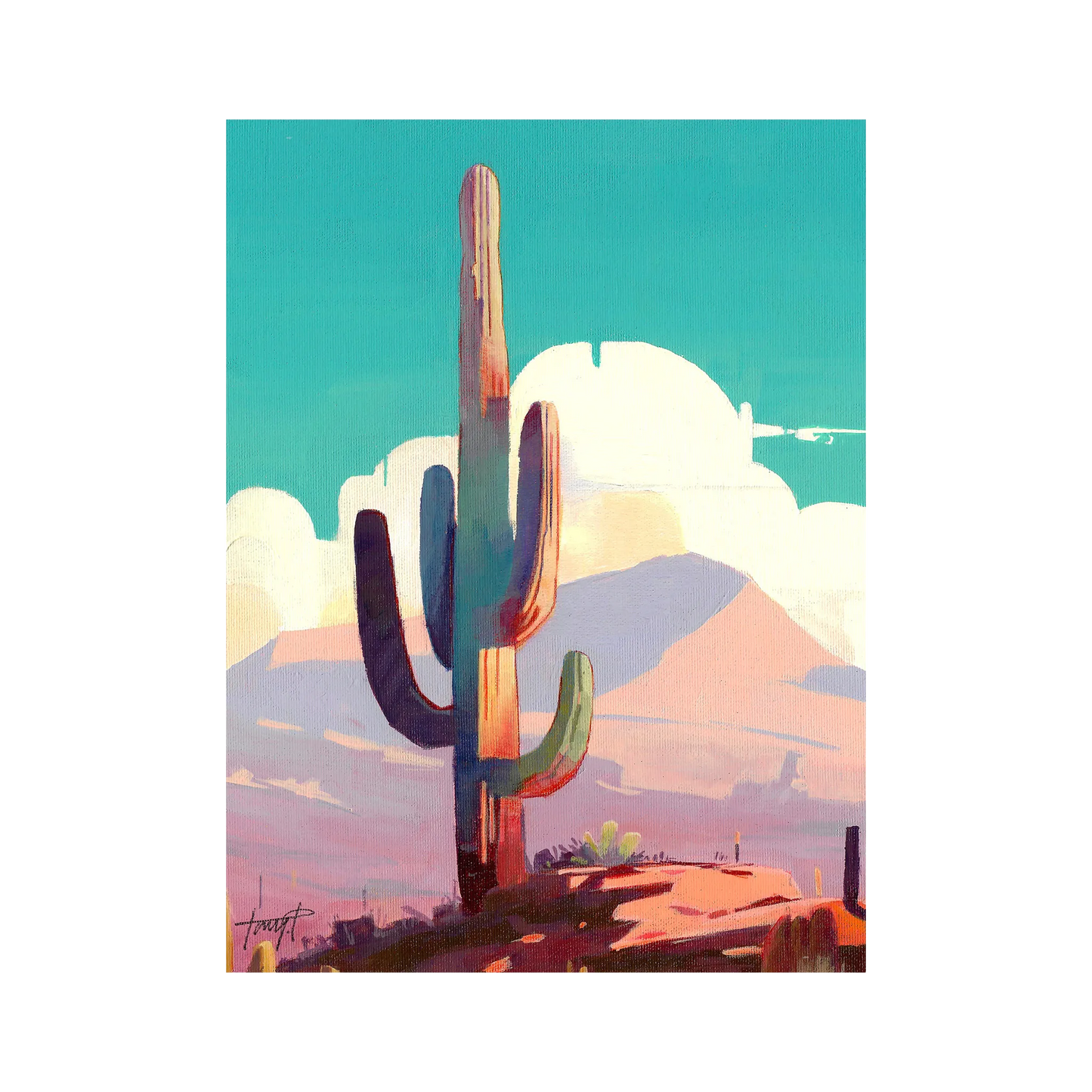 Thelma Canvas Giclee by Tony Thielen