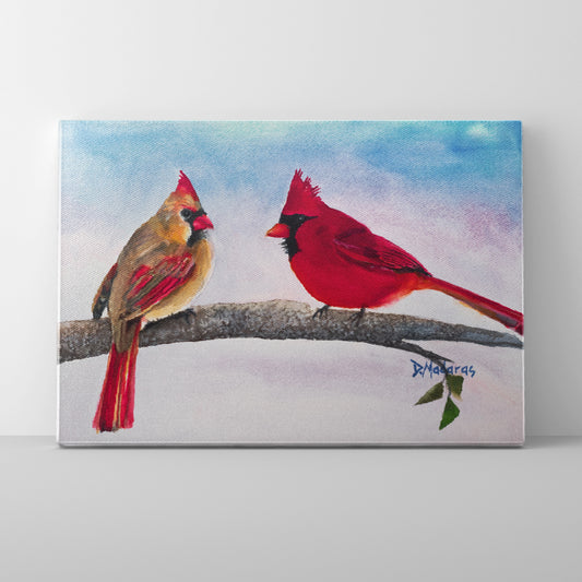 Mr. and Mrs. Cardinal- Canvas