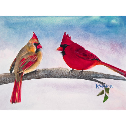 Mr. and Mrs. Cardinal- Canvas