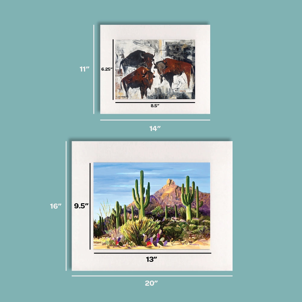 Gateway to the Mountains- Matted Print