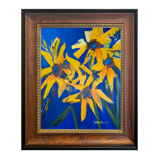 Messy Hair Day III by Diana Madaras -  15.5x19.5” Original Acrylic