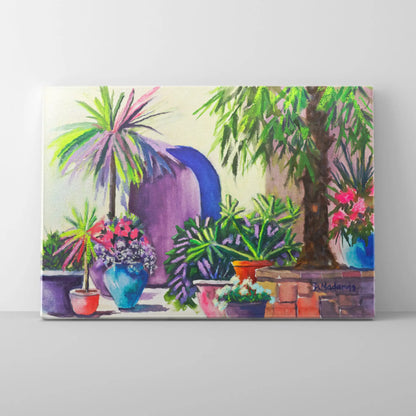 Oaxacan Courtyard - Canvas