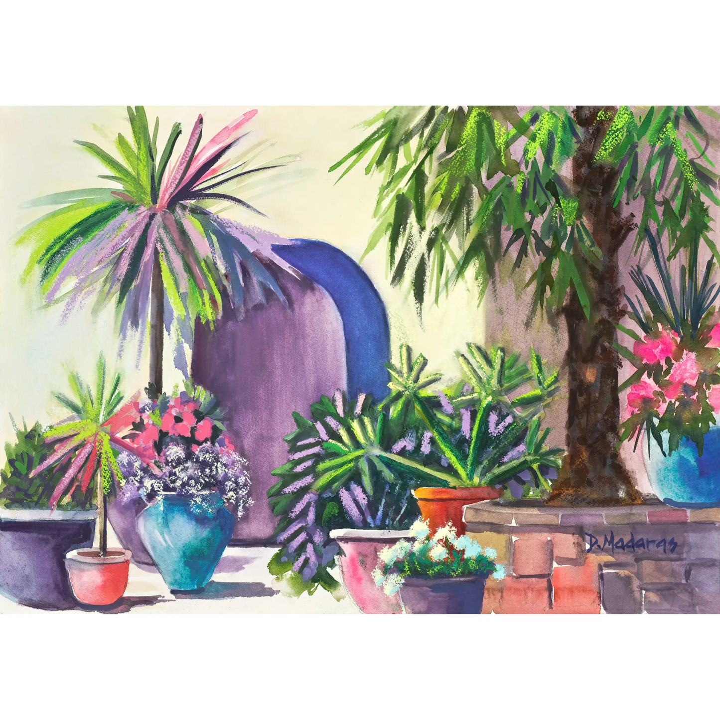 Oaxacan Courtyard - Canvas