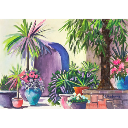 Oaxacan Courtyard - Canvas