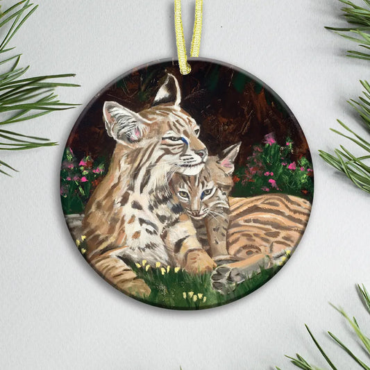Bobcat Bonding- Ornament