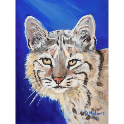 Portrait of a Wildcat - Canvas