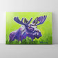 Purple Moose - Canvas