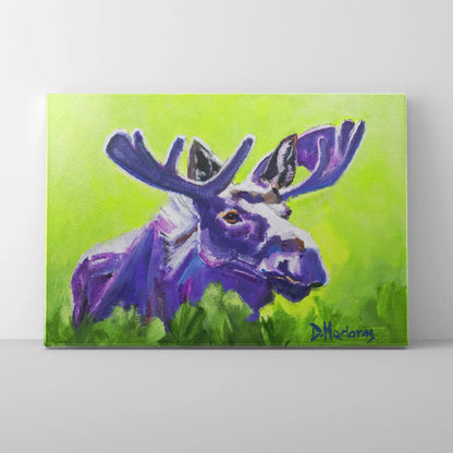 Purple Moose - Canvas