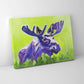 Purple Moose - Canvas