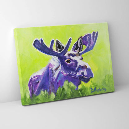 Purple Moose - Canvas