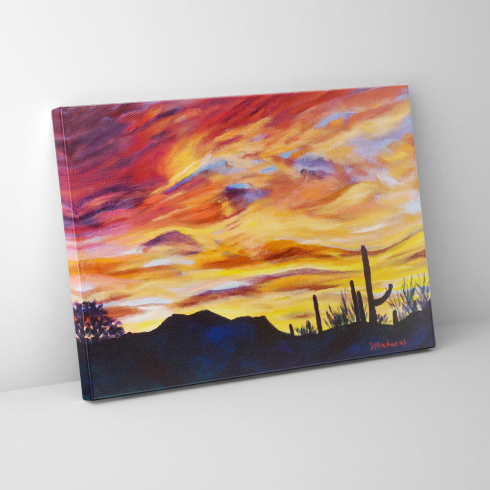 Painted Sky- Mini Canvas