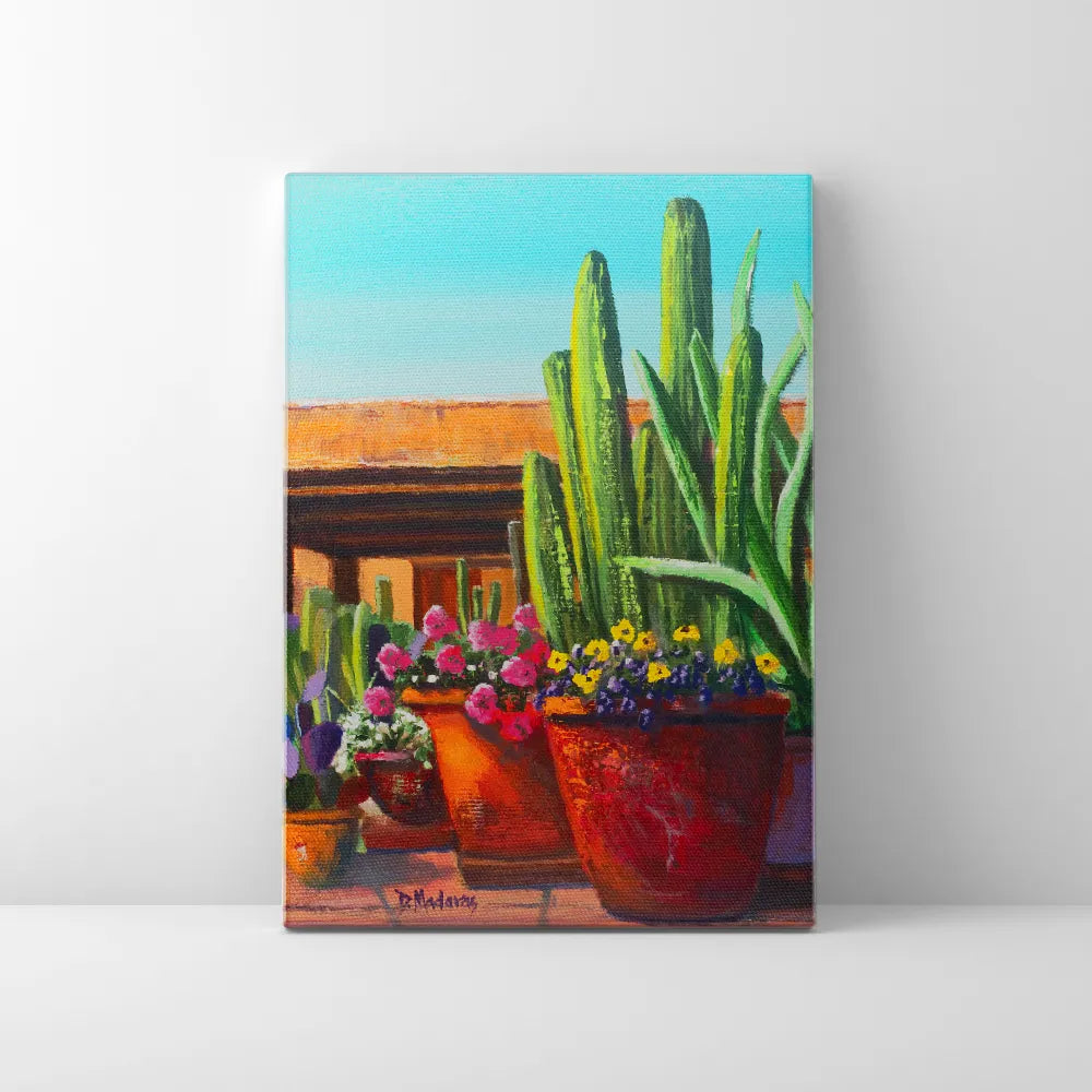 Pansies at the Casita- Canvas