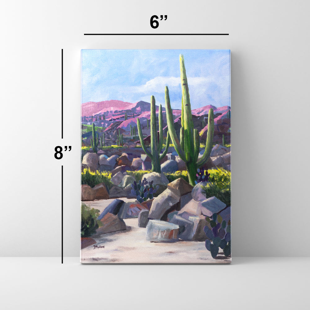 Party Cactus- Mini Canvas