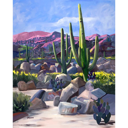 Party Cactus- Canvas