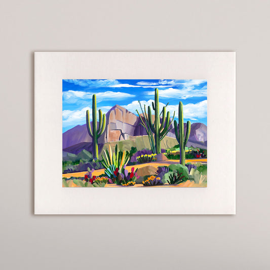 Path at Pusch Ridge- Matted Print