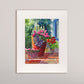Patio Pots- Matted Print