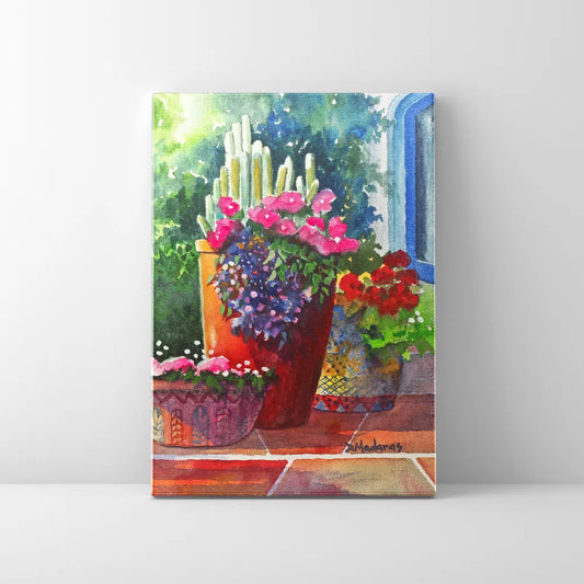 Patio Pots- Canvas