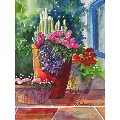Patio Pots- Canvas