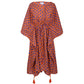 Phoenix Purple Cactus Kaftan Dress by Pax Philomena