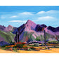 Pink Ocotillo at Pusch Ridge- Mini Canvas