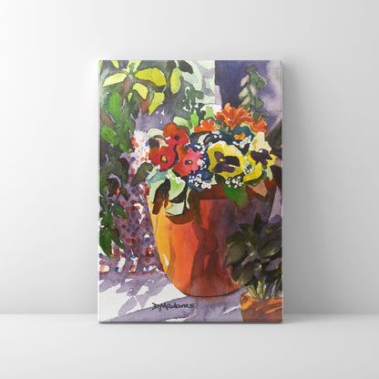 Plaza Pots- Canvas