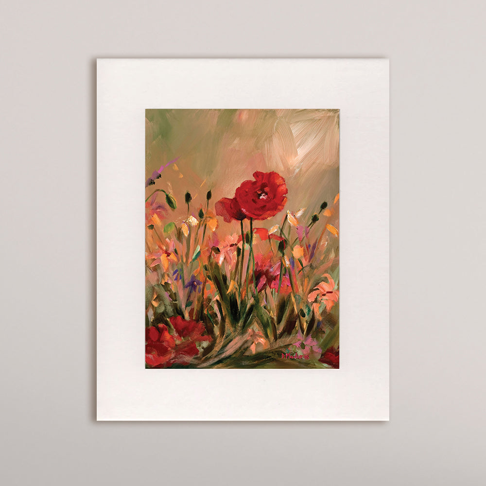 Poppies 2- Matted Print