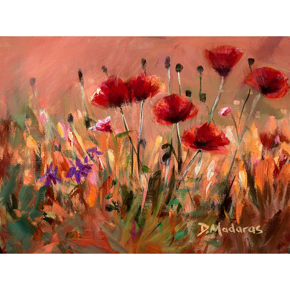Poppies- Matted Print