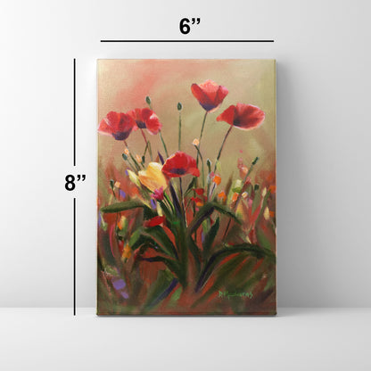 Poppy Love- Mini Canvas