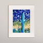 Desert Ode to Van Gogh- Matted Print