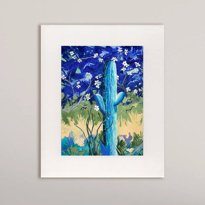 Desert Ode to Van Gogh- Matted Print