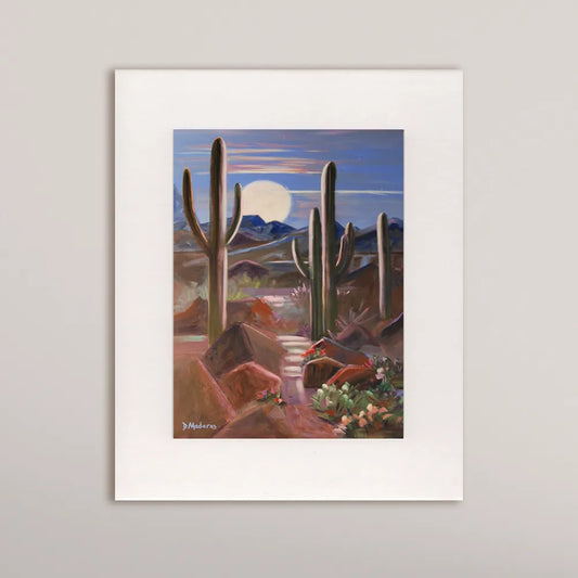 Full Moon- Matted Print
