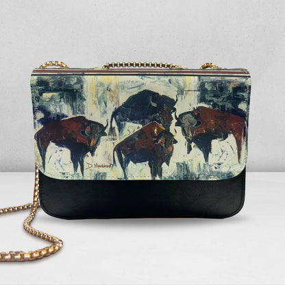 Bison - Silk Scarf/Purse Bundle